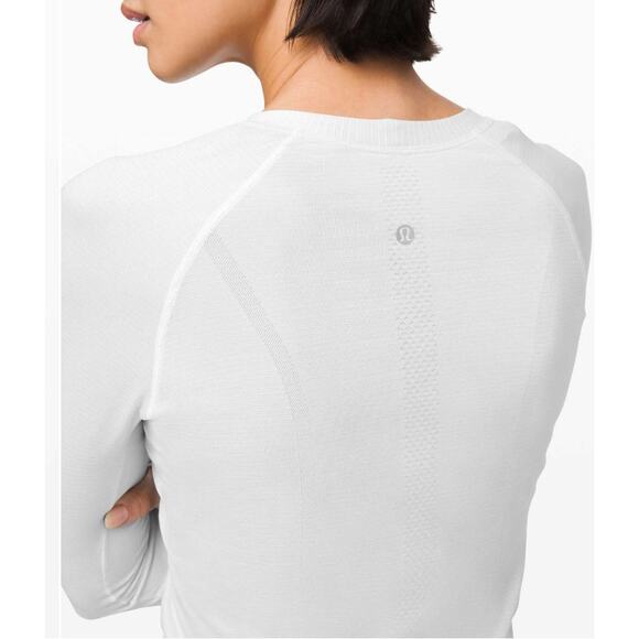 NWT Lululemon Swiftly Speed Long Sleeve *Shine
White / White / Silver 10 - Picture 4 of 6